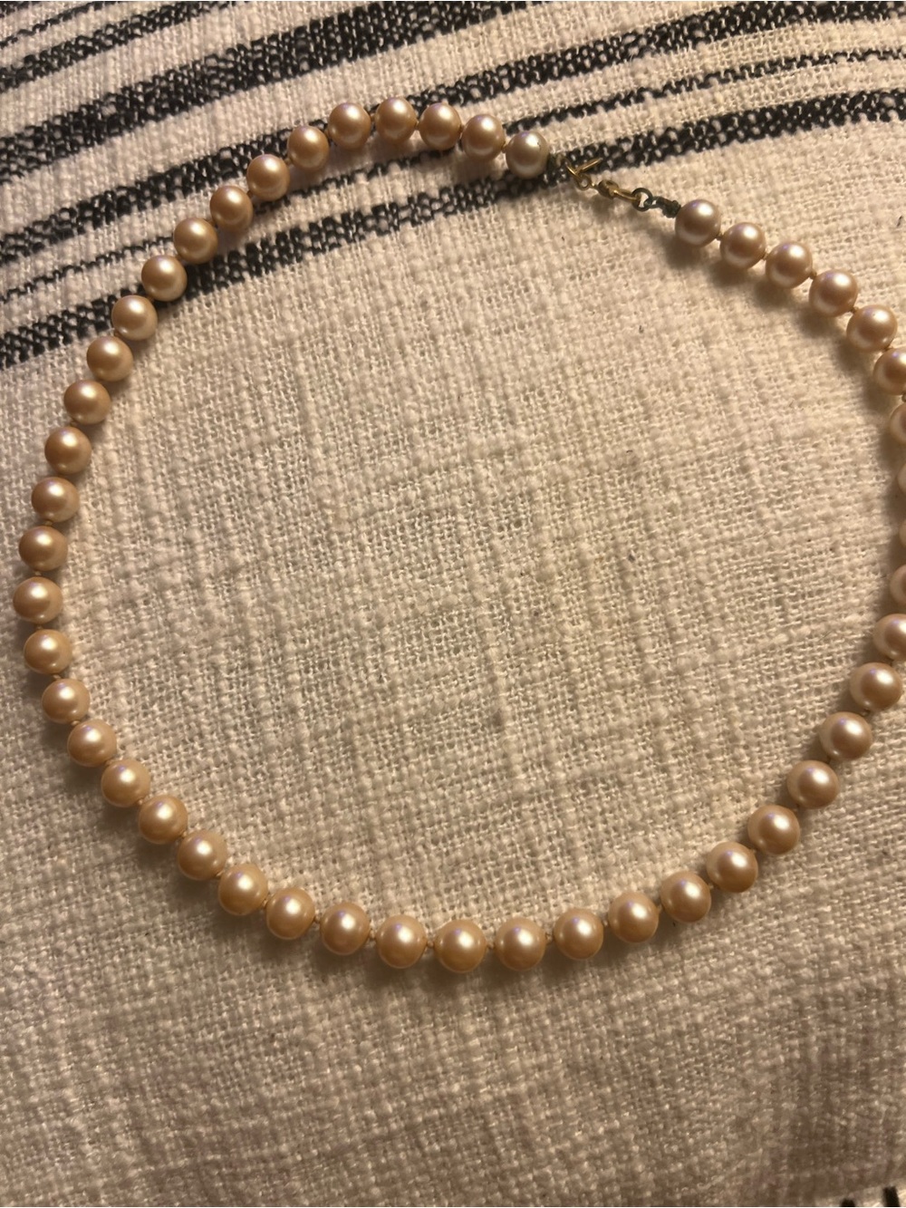 Pearl Strand Necklace in Champagne - Women Jewelry